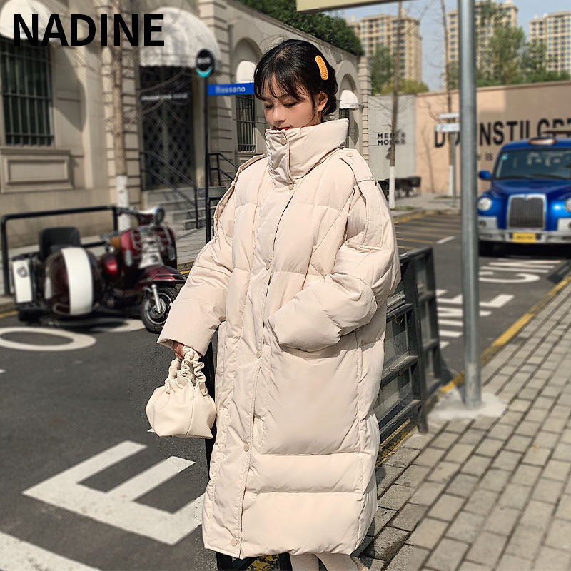 AJY114記憶布立領(lǐng)大口袋寬松羽絨服(en)